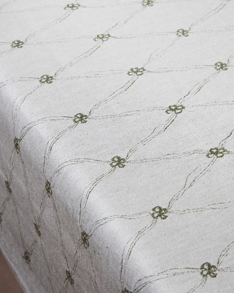 Hovedbilde IV KLØVER  metervare 100% lin