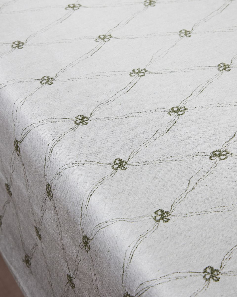 IV KLØVER  metervare 100% lin